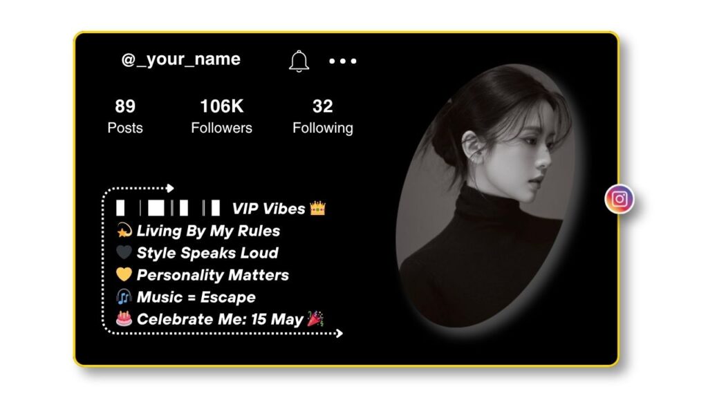 VIP Classy Instagram Bio for Girls