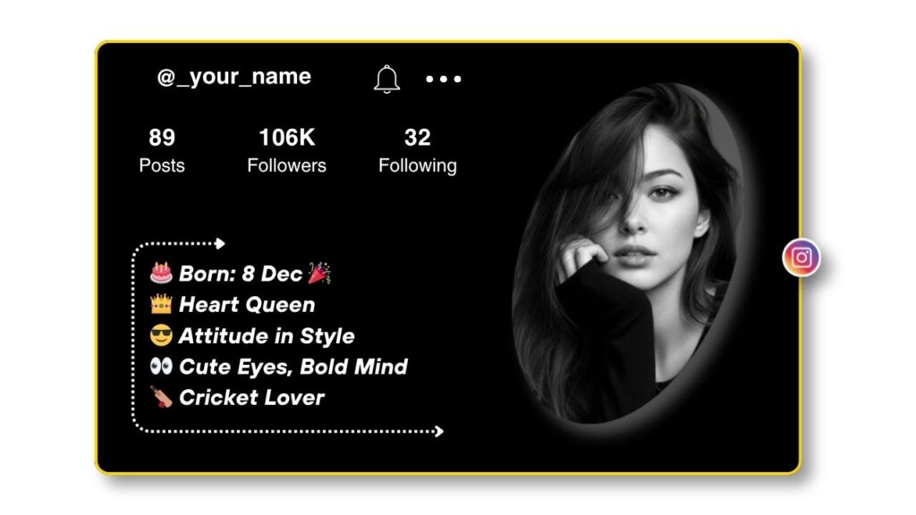 Short Classy Instagram Bio for Girls