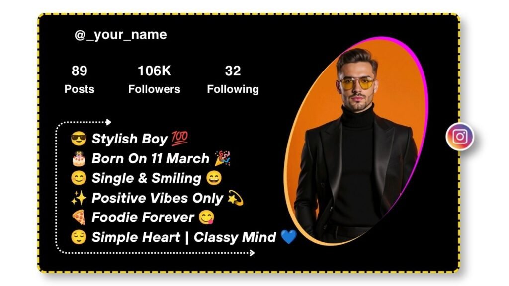 Attractive Bio for Instagram for Boys