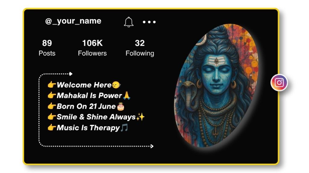 Har Har Mahadev Bio for Instagram