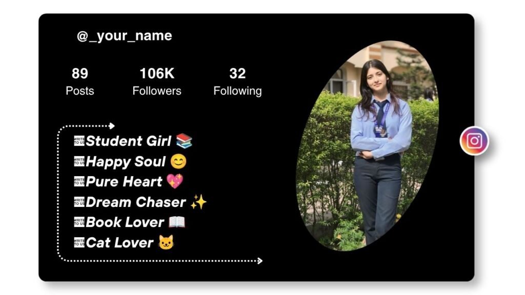 Student Bio for Instagram for Girls