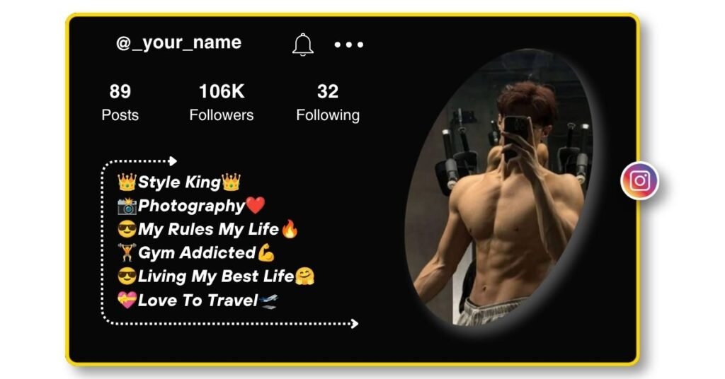 Gym Bio for Instagram