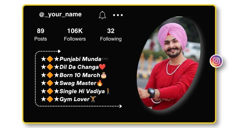 Instagram Bio in Punjabi 2026