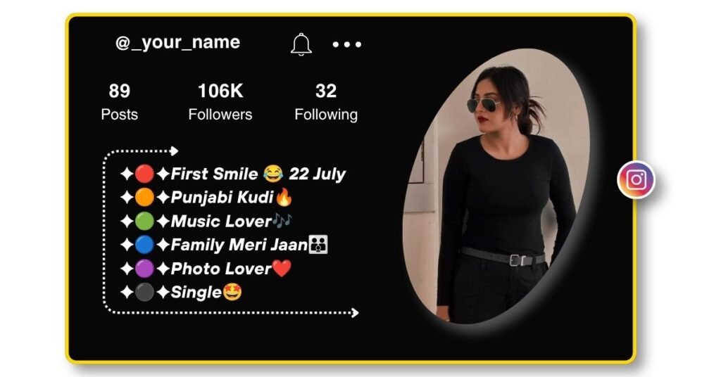 Instagram Bio in Punjabi for Girls