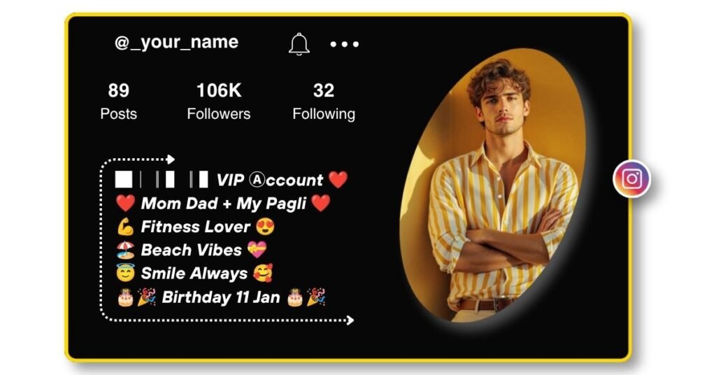 Instagram VIP Bio